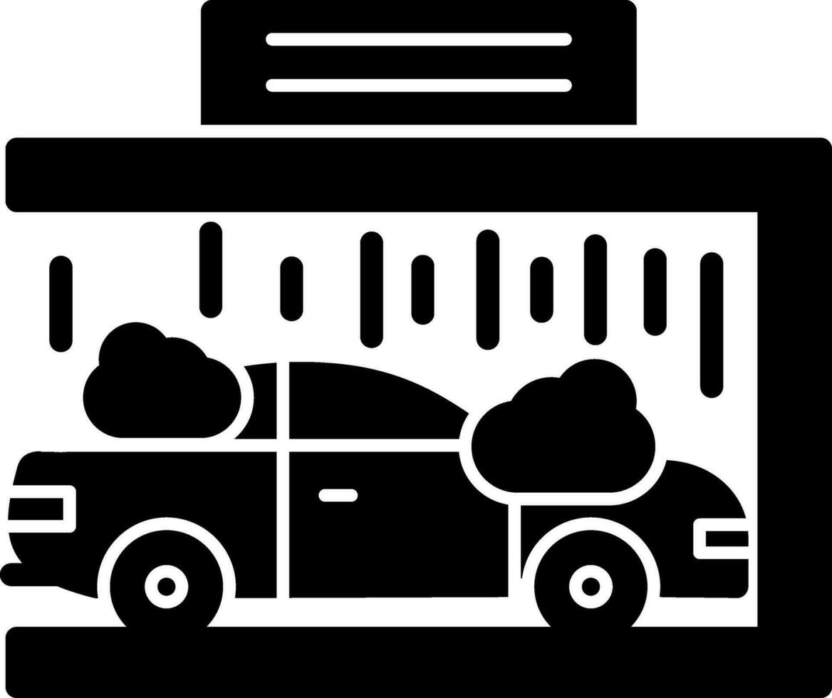 conception d'icône de vecteur de lavage de voiture