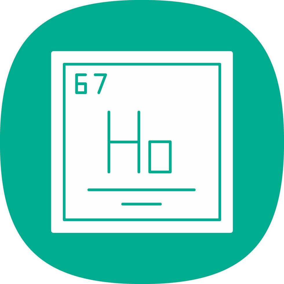 holmium vecteur icône conception