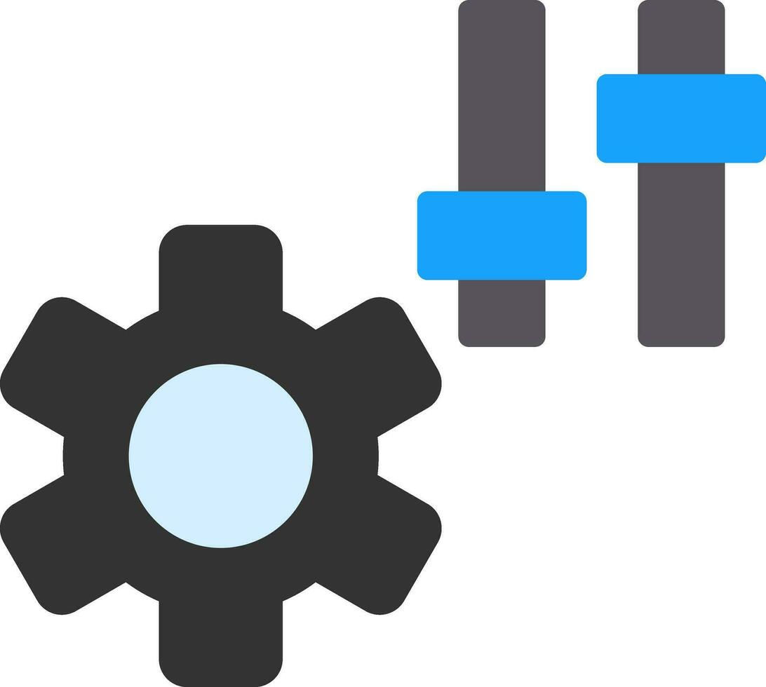 conception d'icône de vecteur de réglage