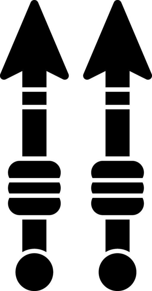 conception d'icône de vecteur de harpon