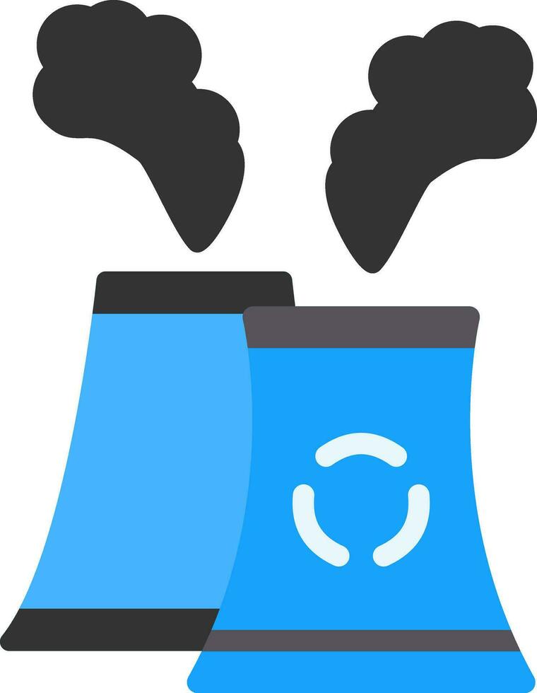 conception d'icône de vecteur de centrale nucléaire