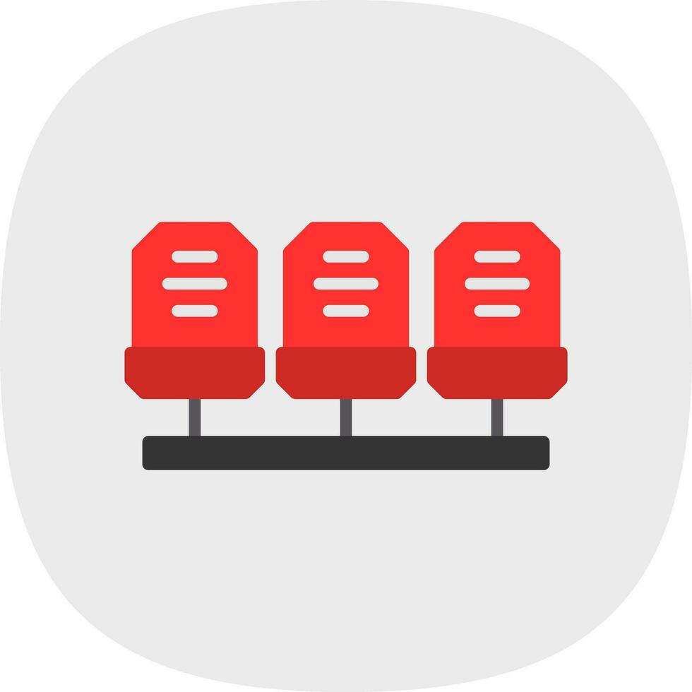 conception d'icône de vecteur de siège