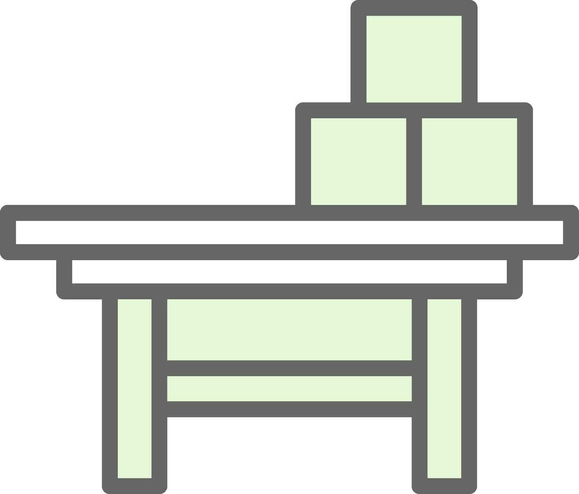 conception d'icône de vecteur de table