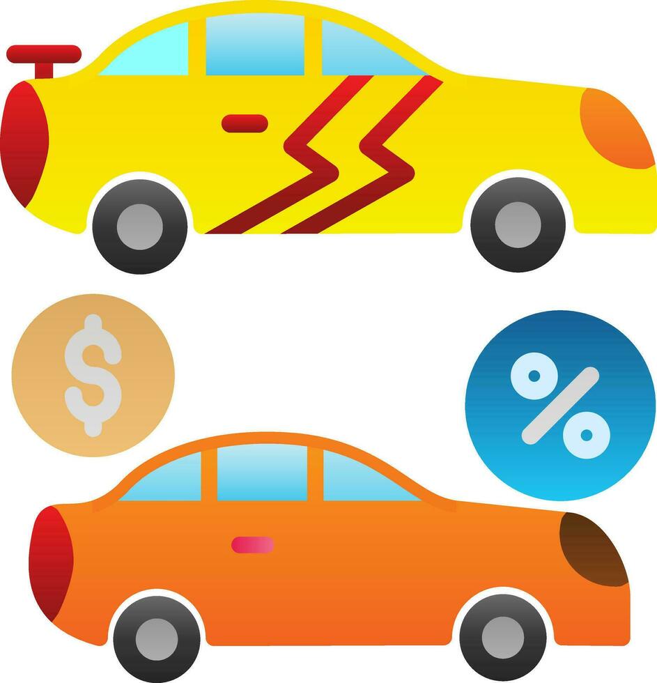 prix Comparaison vecteur icône conception