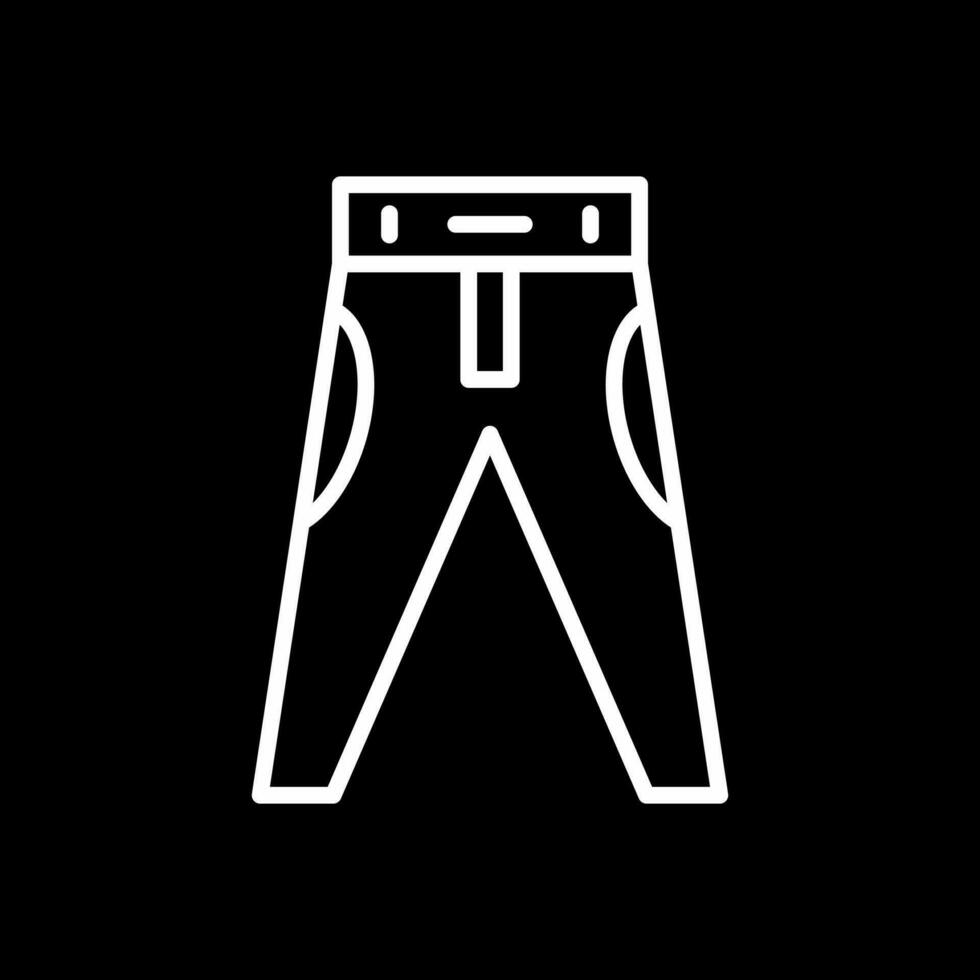 création d'icônes vectorielles de pantalons vecteur