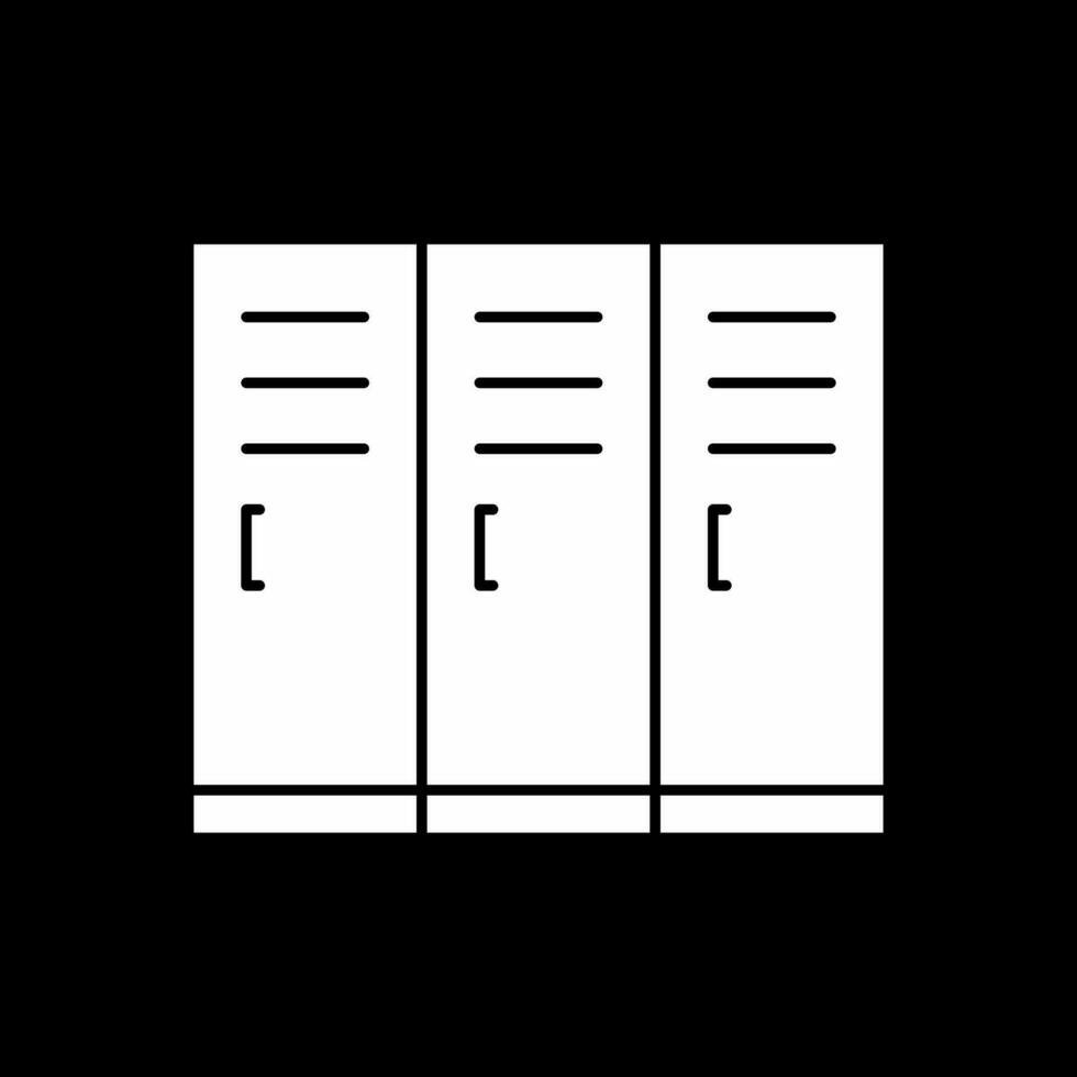 conception d'icône de vecteur de casier