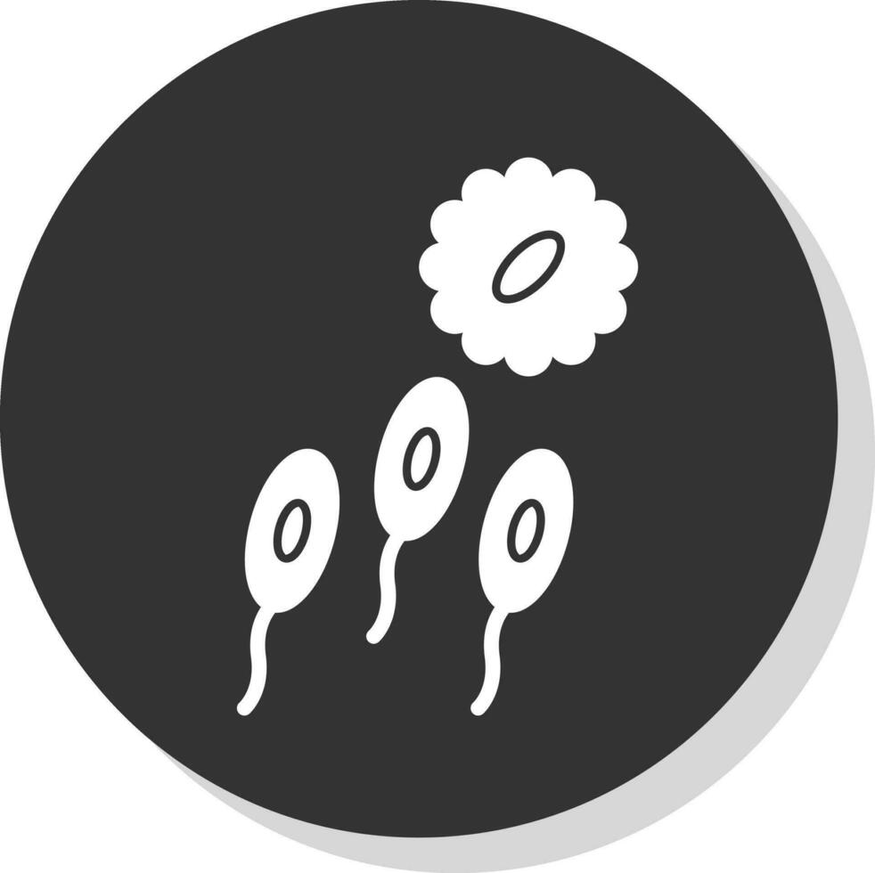 conception d'icône de vecteur de sperme