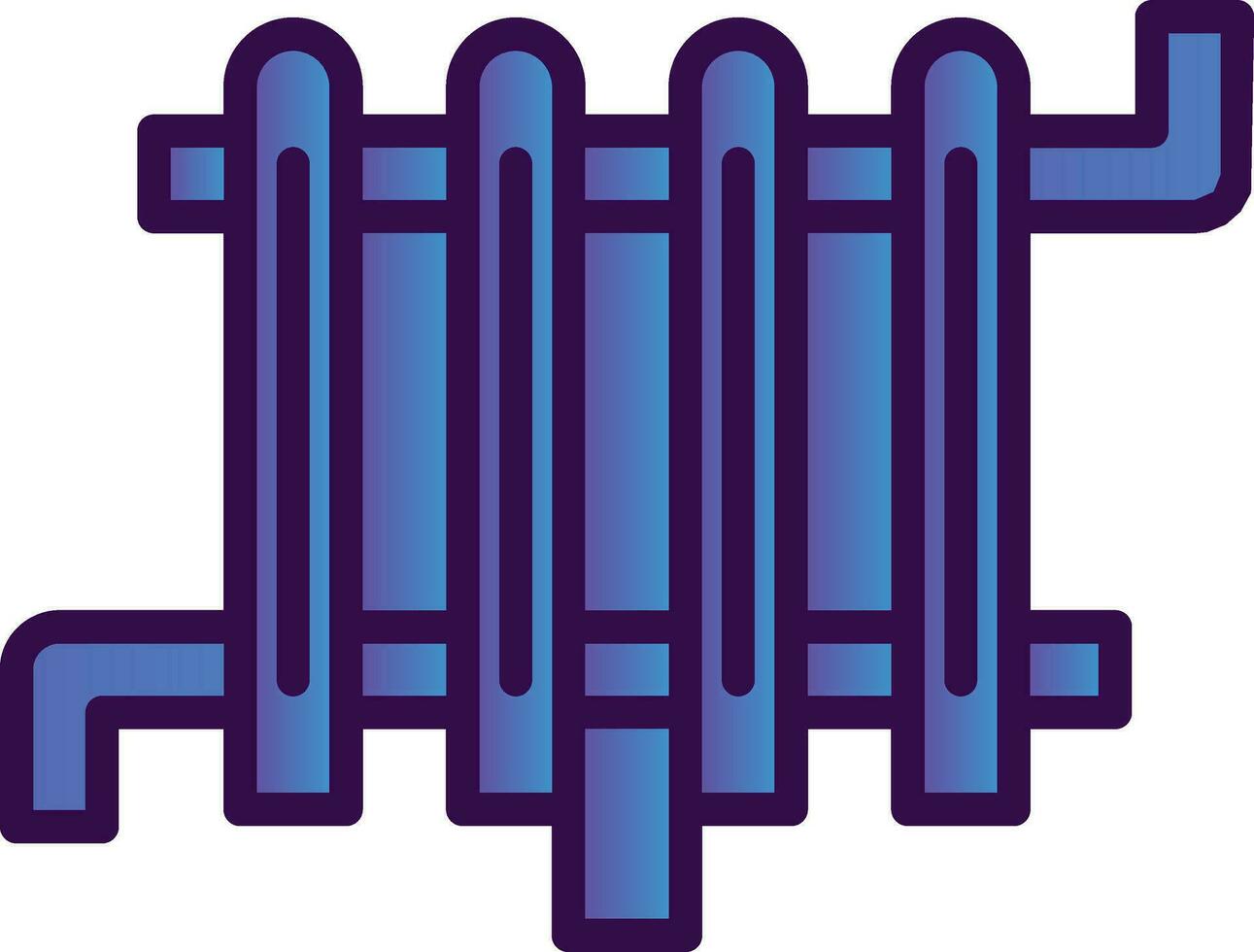 conception d'icône de vecteur de radiateur