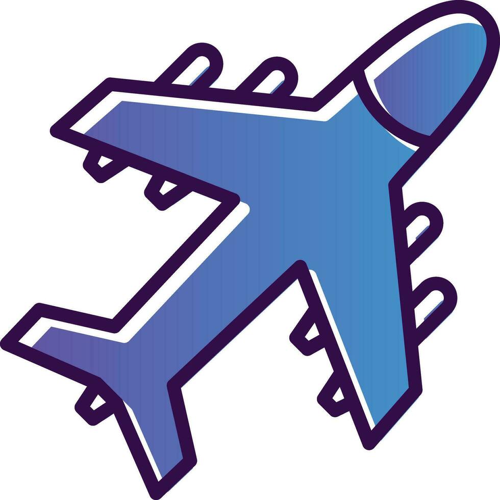 conception d'icône de vecteur de vol