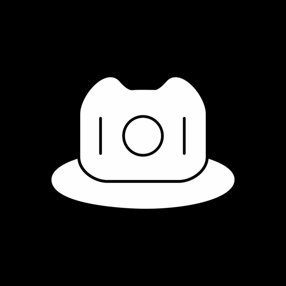 conception d'icône de vecteur de chapeau