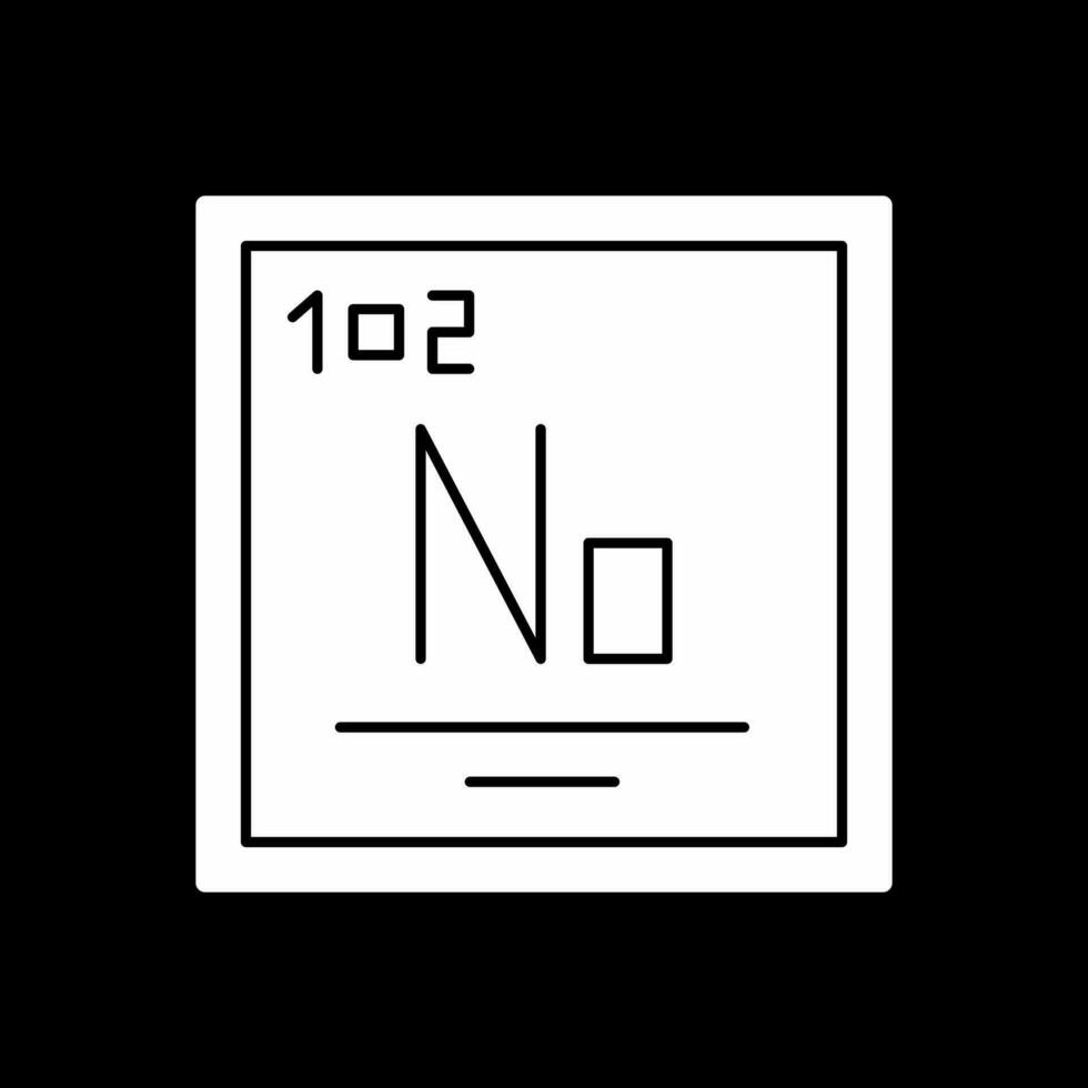 nobelium vecteur icône conception