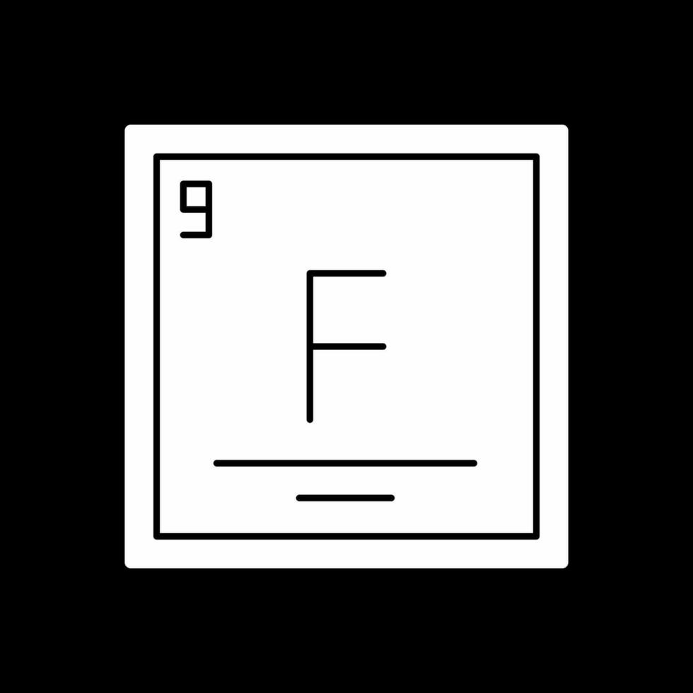 fluor vecteur icône conception