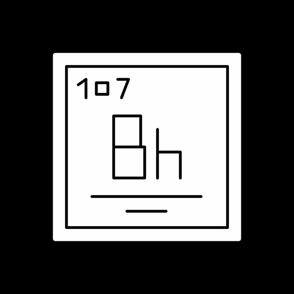 bohrium vecteur icône conception