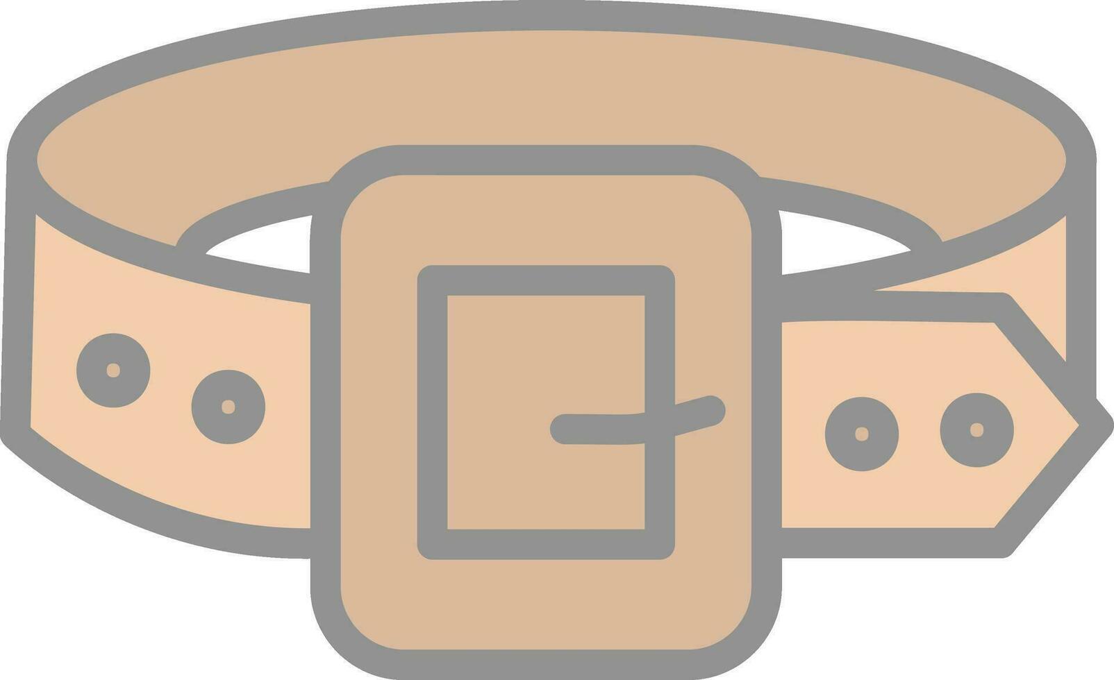 conception d'icône de vecteur de ceinture