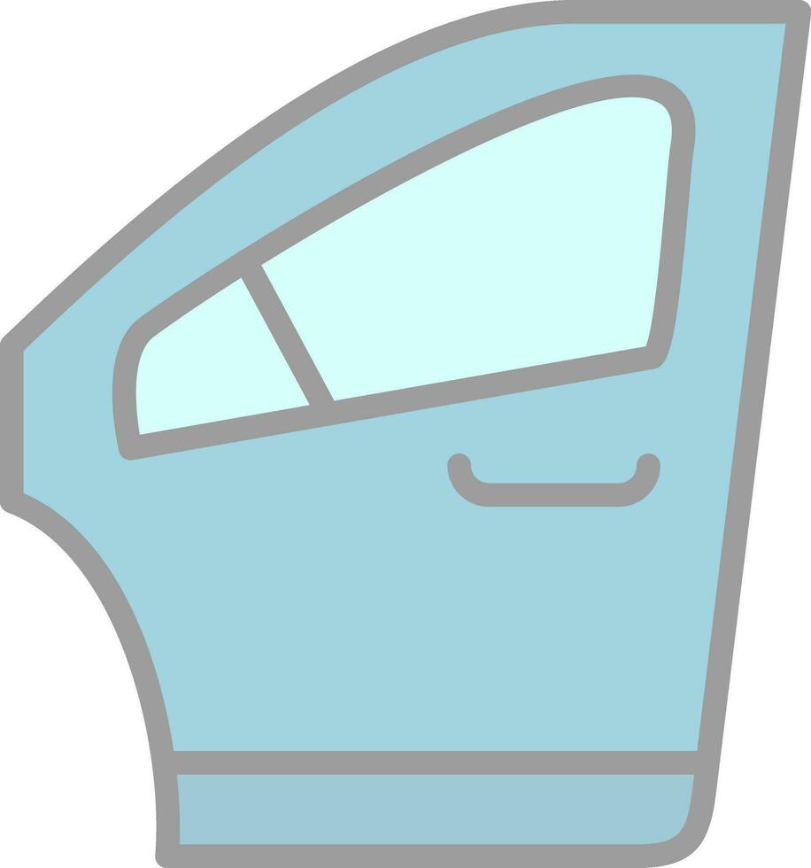 conception d'icône de vecteur de porte de voiture