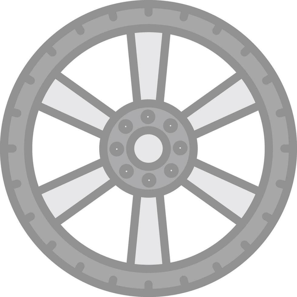 alliage roue vecteur icône conception