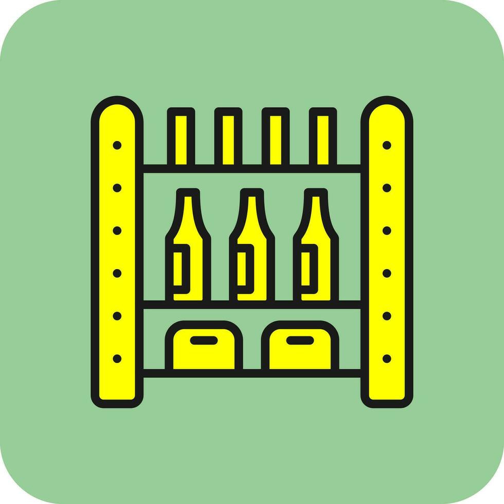 conception d'icônes vectorielles étagères vecteur