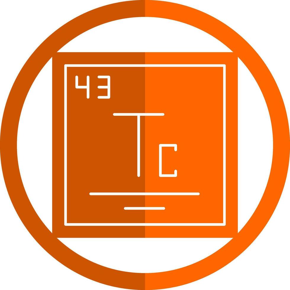 technétium vecteur icône conception