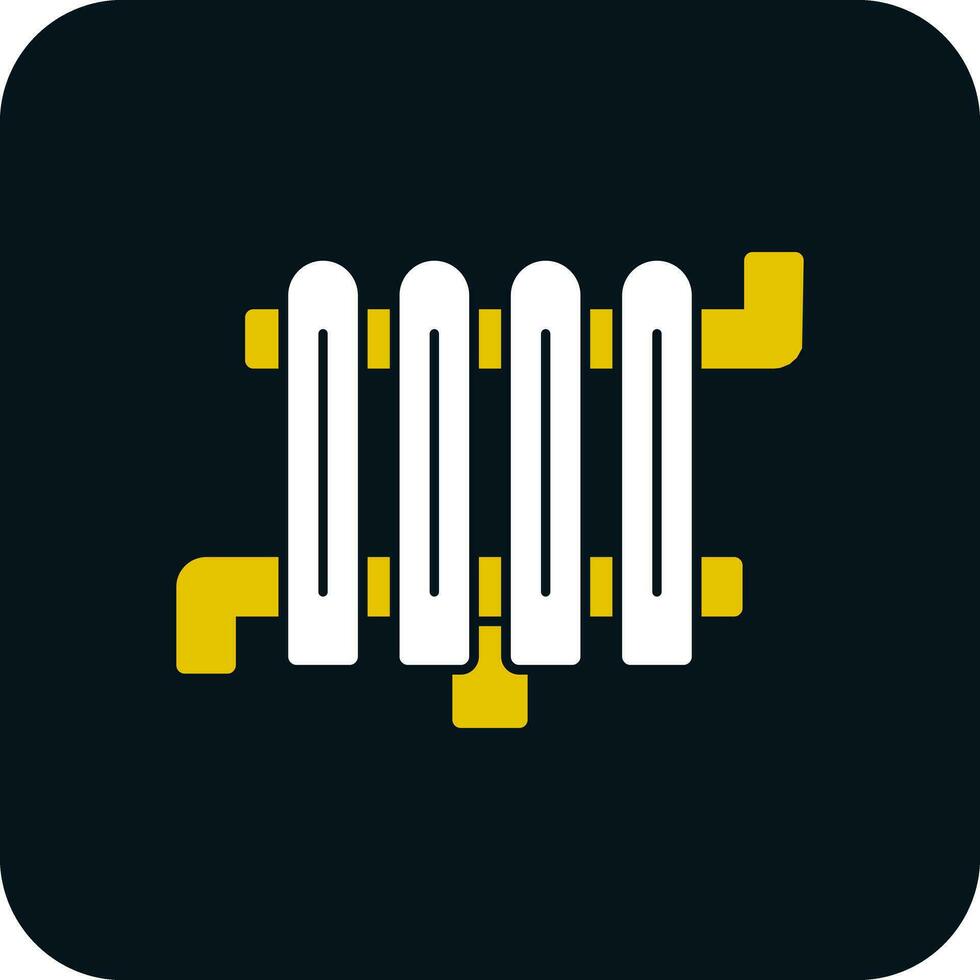 conception d'icône de vecteur de radiateur