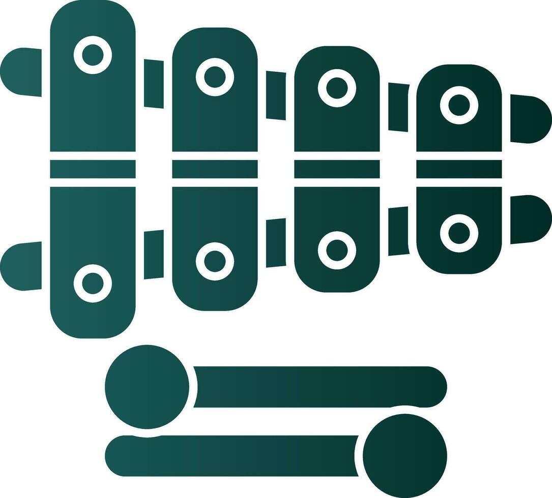 conception d'icône de vecteur de xylophone