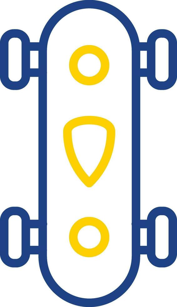 longboard vecteur icône conception