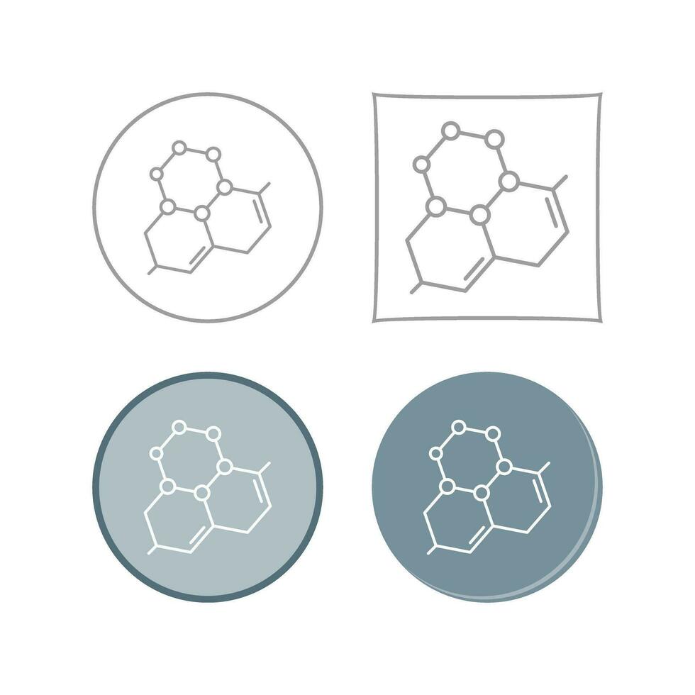 icône de vecteur de molécule