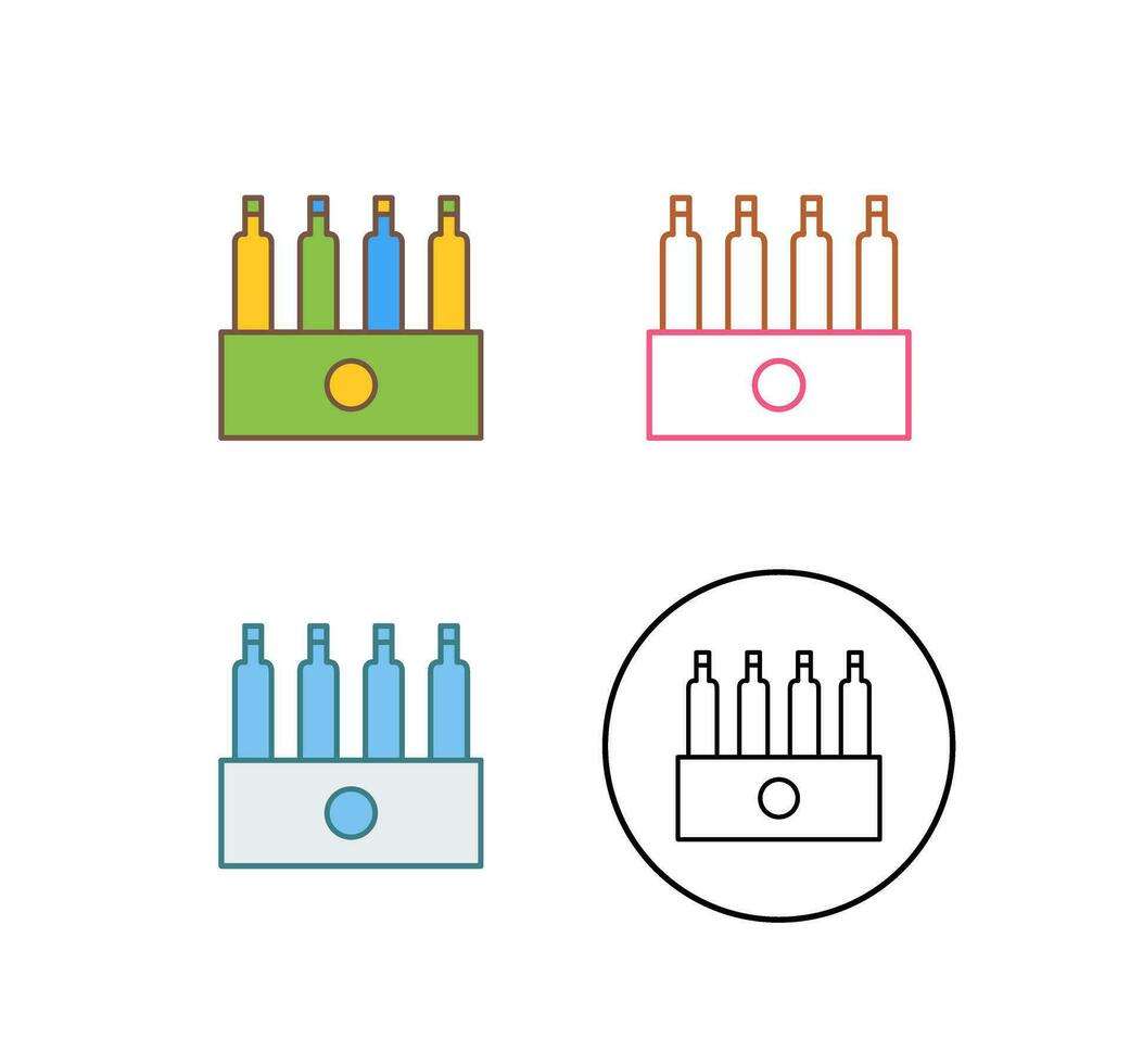 pack unique d'icône de vecteur de bières