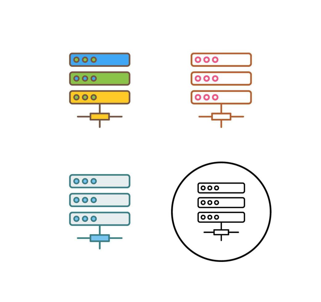 icône de vecteur de serveur