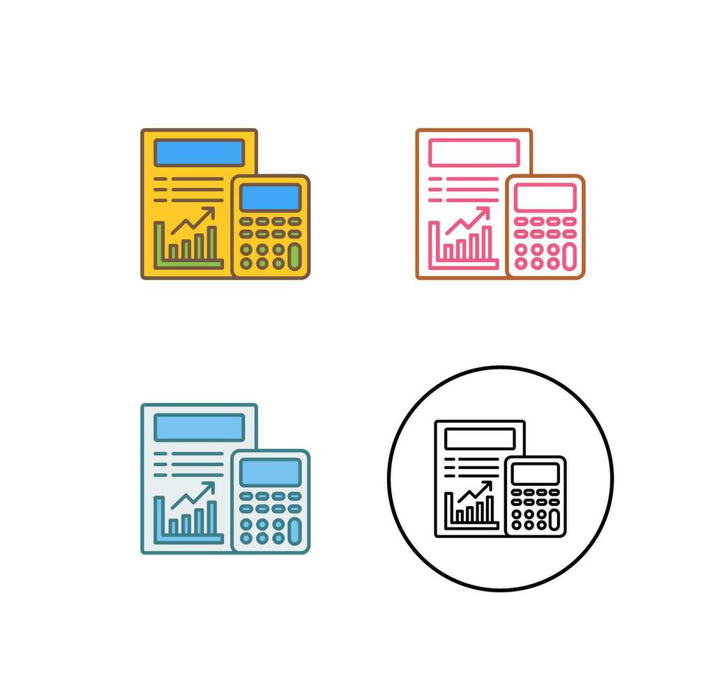 icône de vecteur de calcul