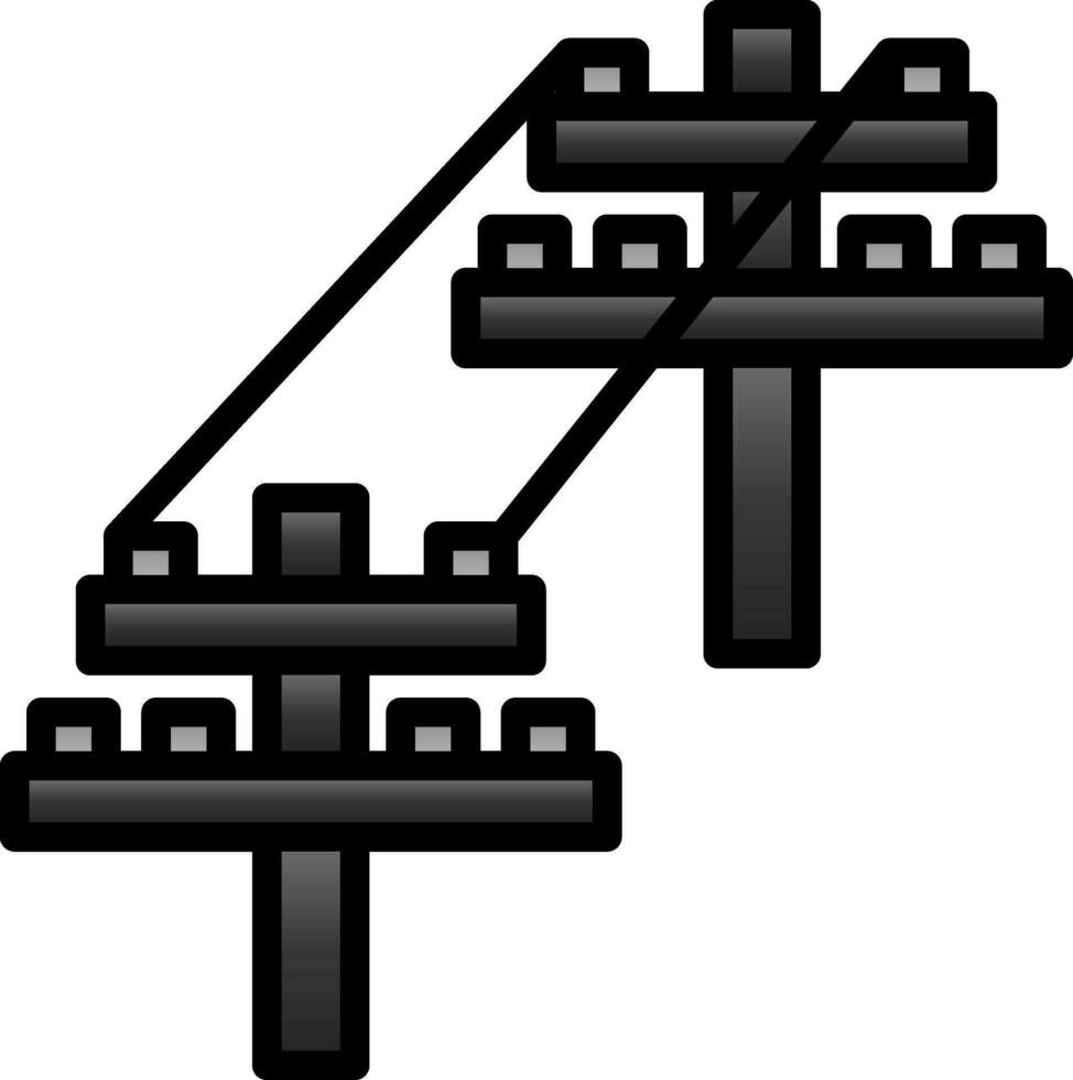 conception d'icône de vecteur de tour électrique