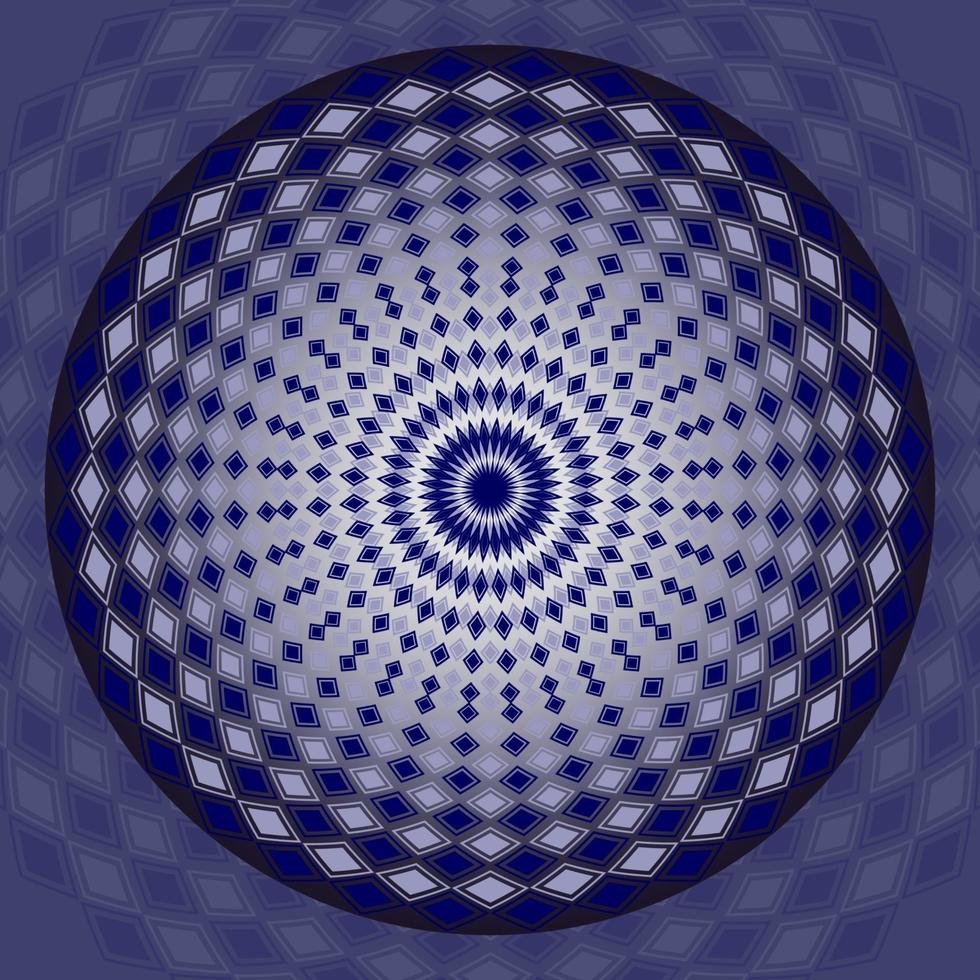 illustration vectorielle de conception d'illusions spiro vecteur