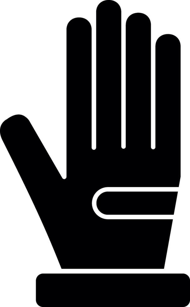 conception d'icône de vecteur de gant