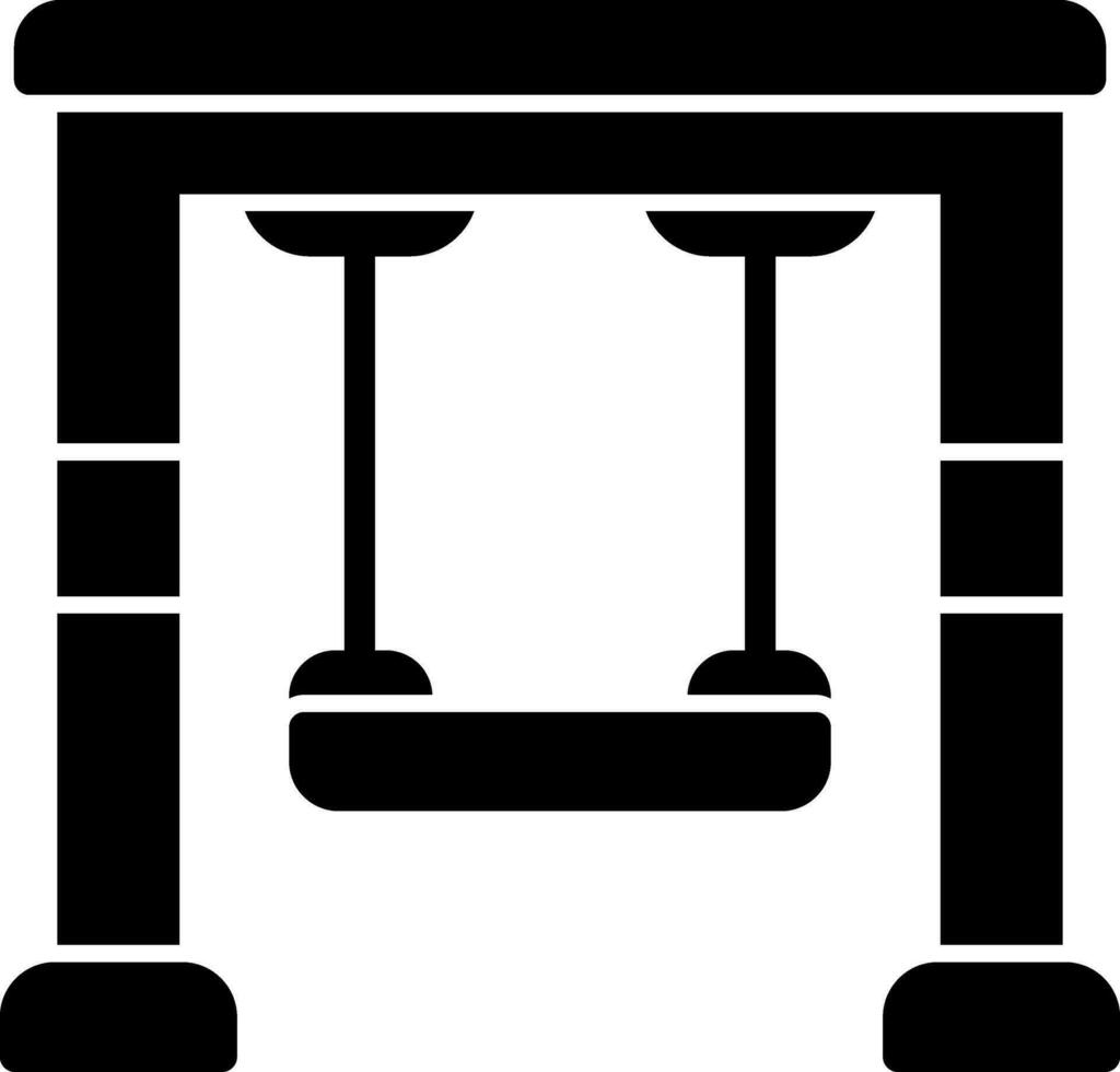 conception d'icône de vecteur de balançoire