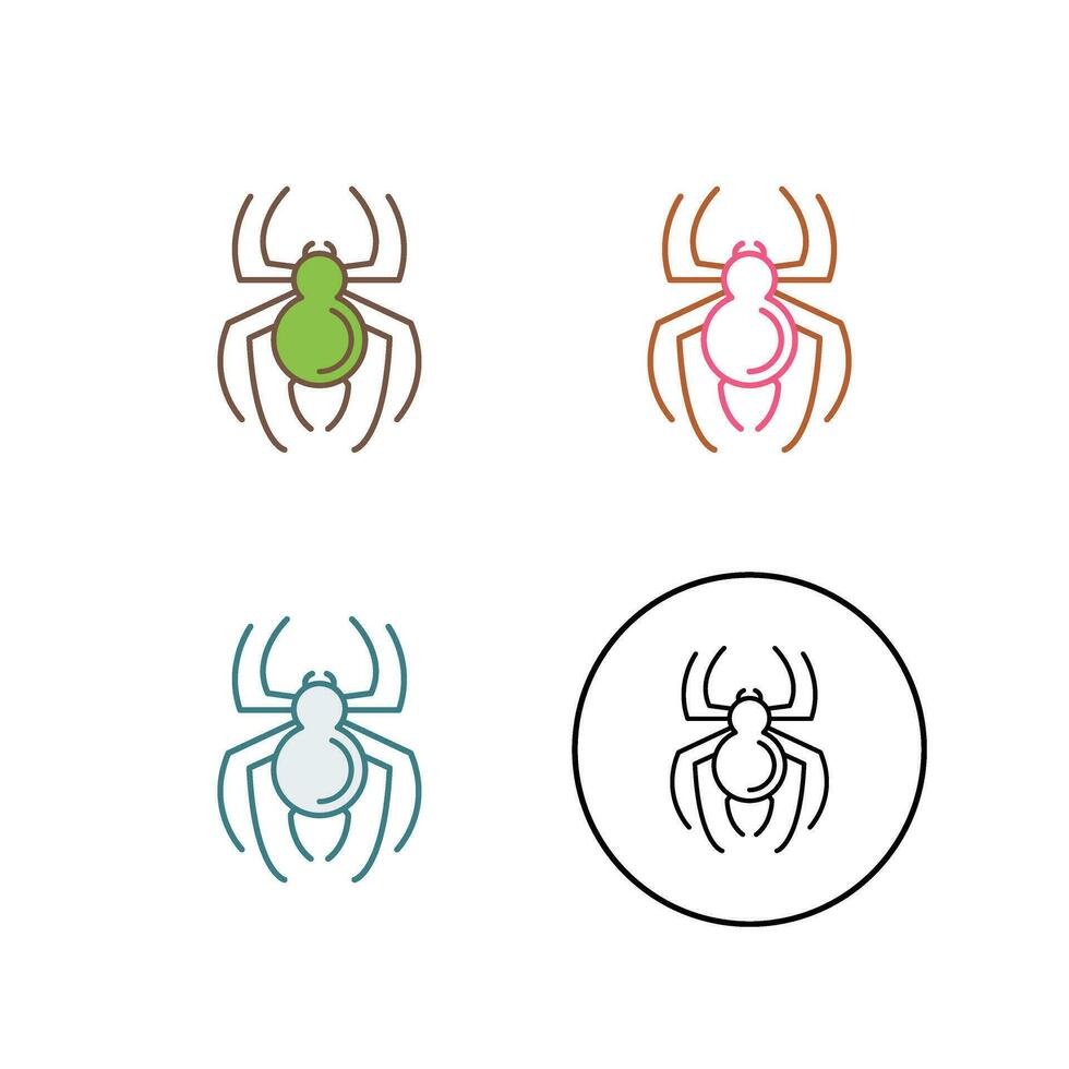icône de vecteur d'araignée