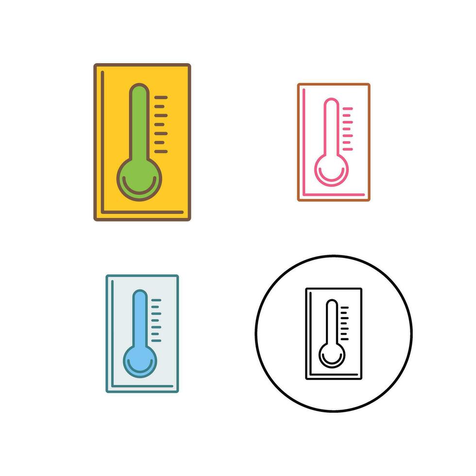 icône de vecteur de thermomètre