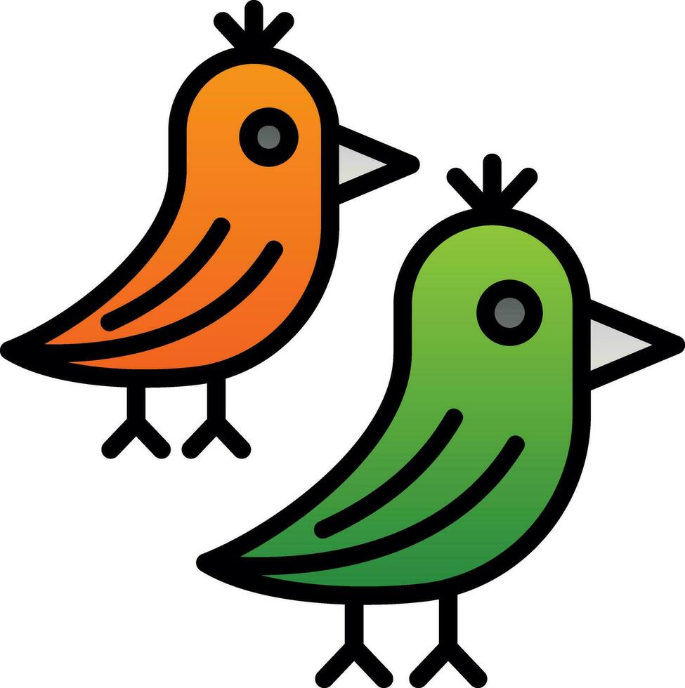 des oiseaux vecteur icône conception