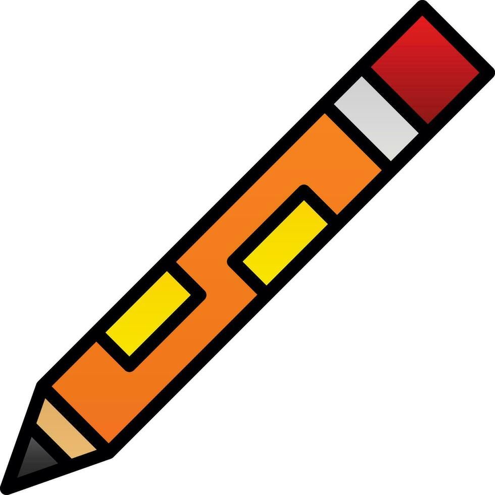 conception d'icône vecteur crayon