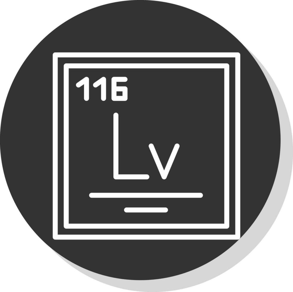livermorium vecteur icône conception