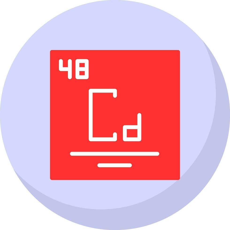 cadmium vecteur icône conception