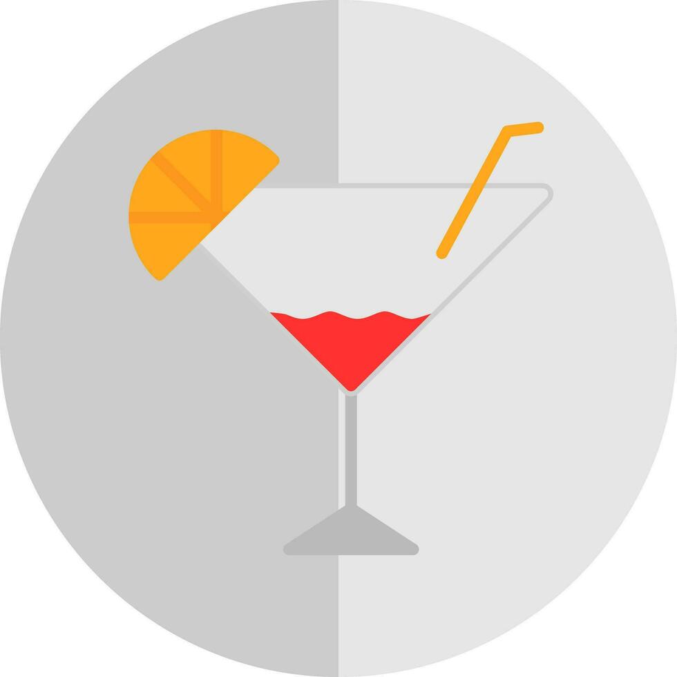 conception d'icônes vectorielles martini vecteur