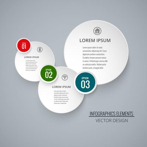 Abstrait infographie créatif vecteur