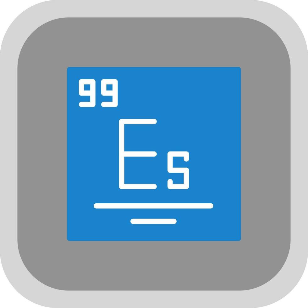 einsteinium vecteur icône conception