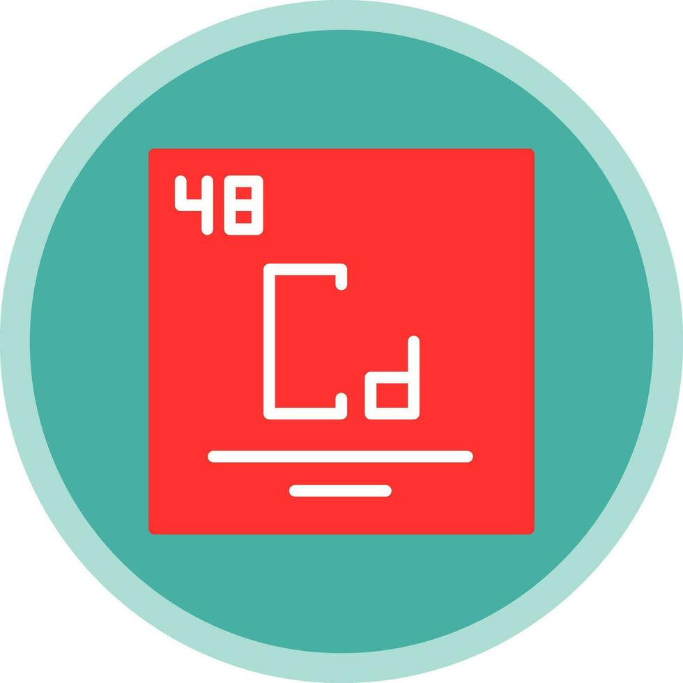 cadmium vecteur icône conception