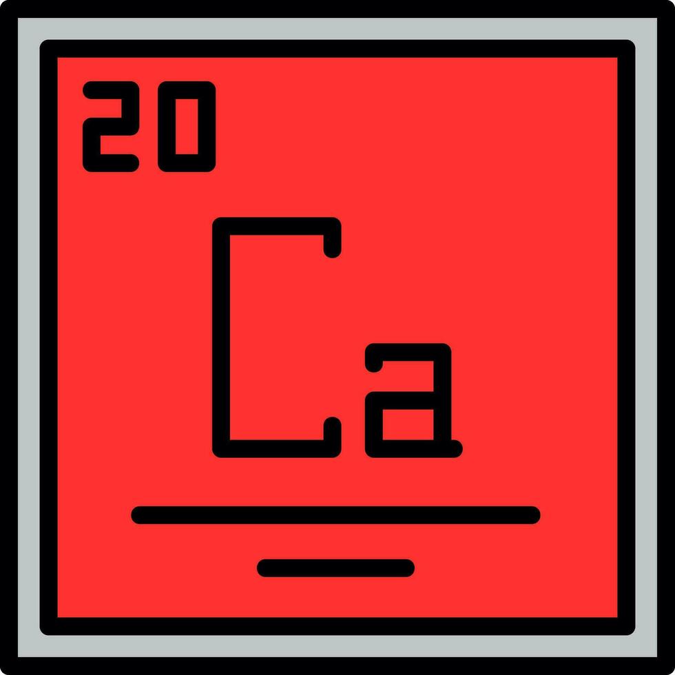 calcium vecteur icône conception