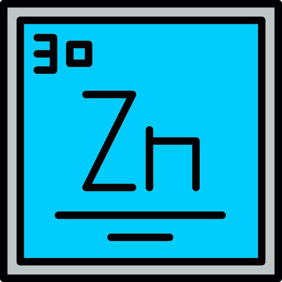 zinc vecteur icône conception