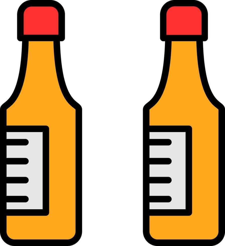 Bière bouteilles vecteur icône conception