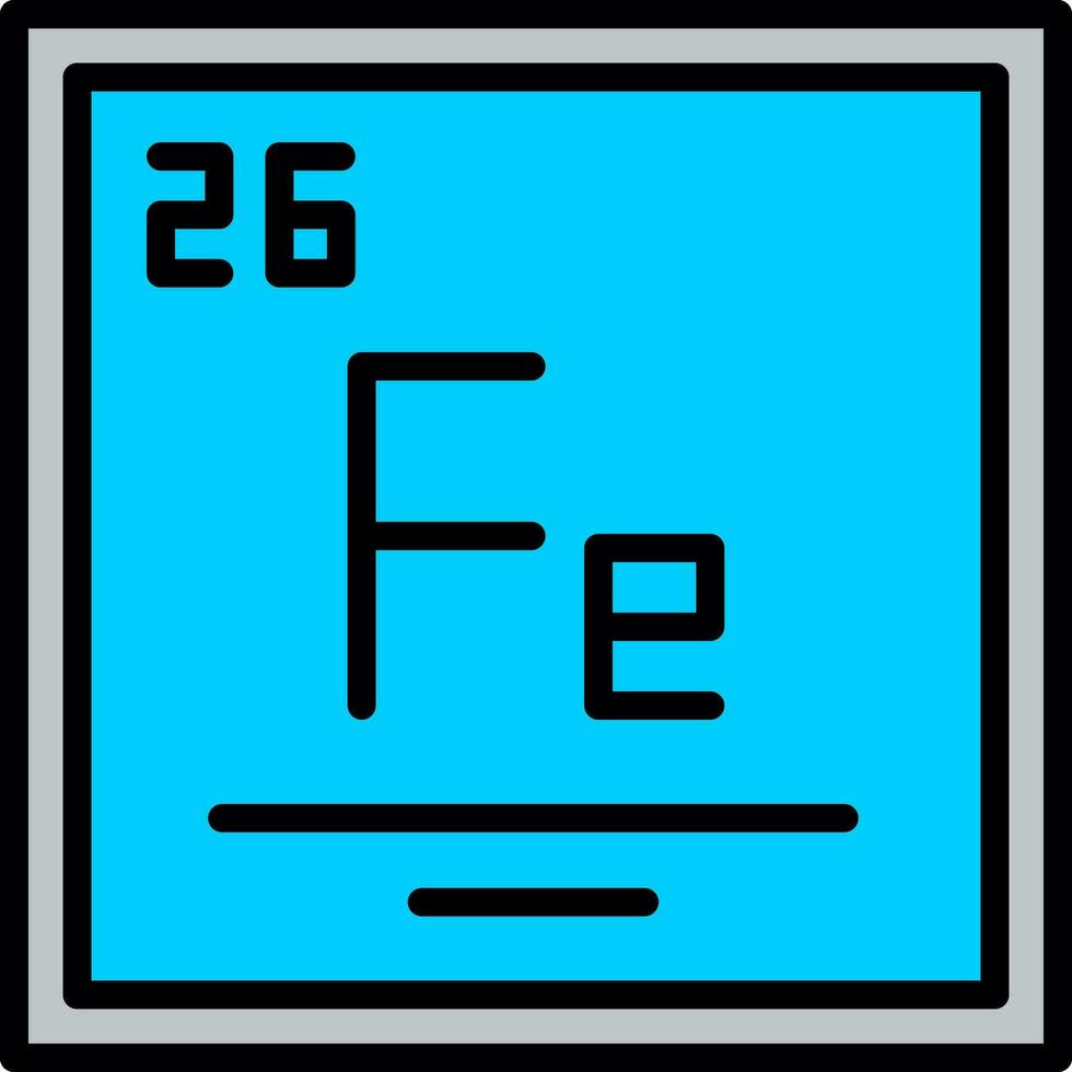 conception d'icône de vecteur de fer