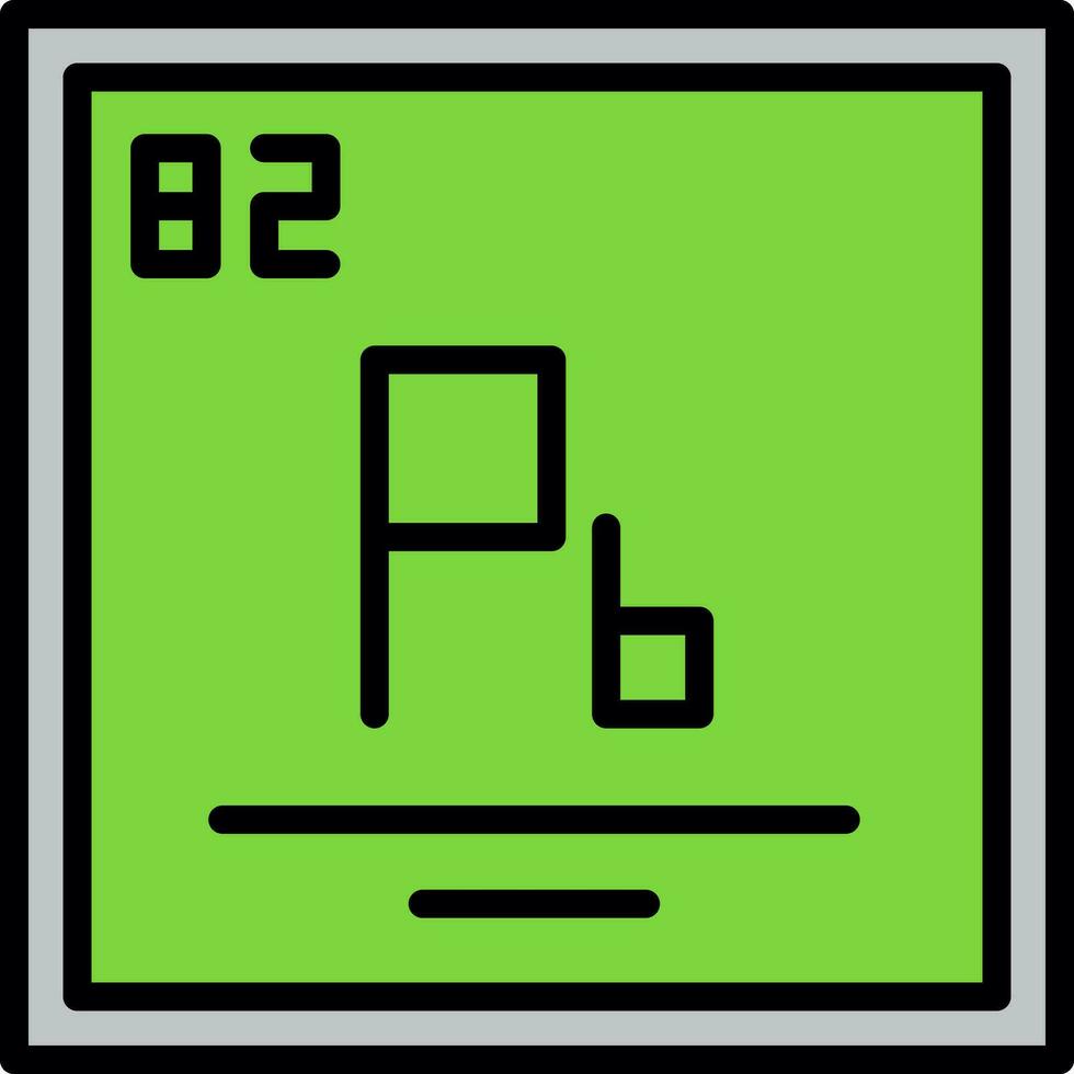 conception d'icône de vecteur de plomb