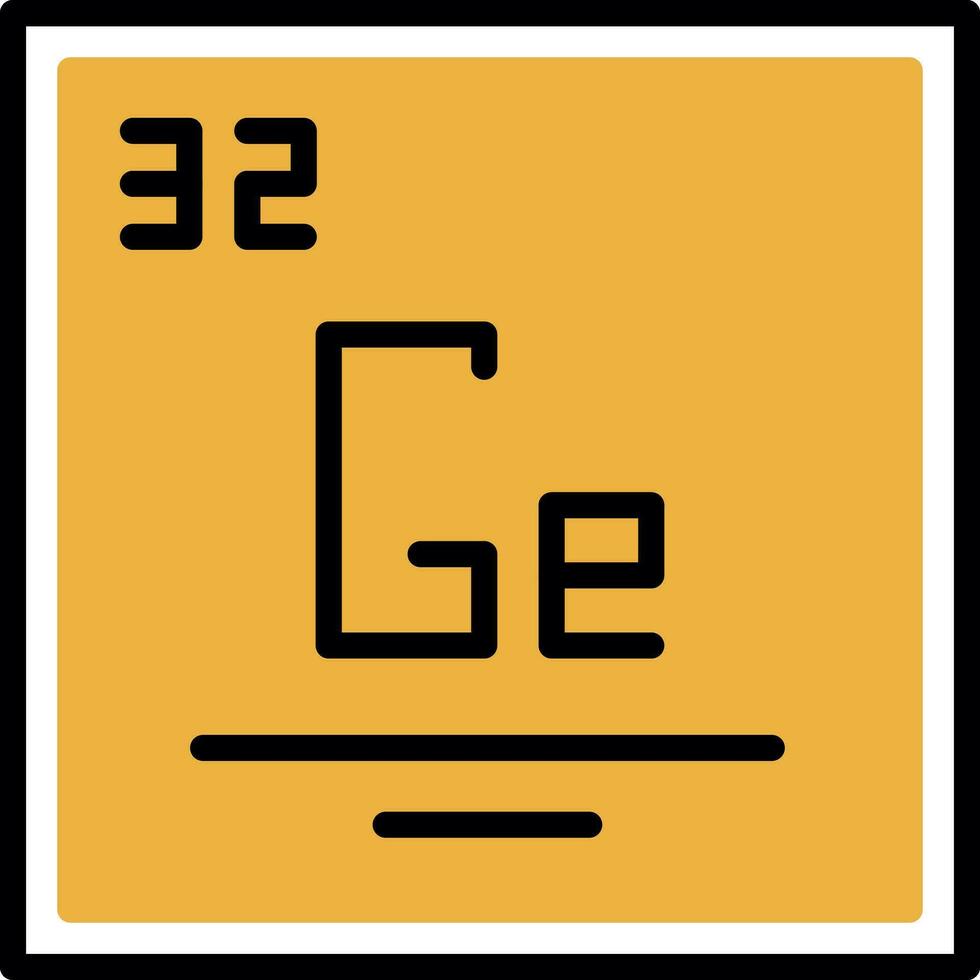 germanium vecteur icône conception