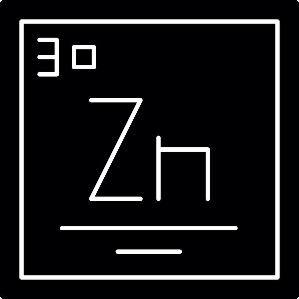 zinc vecteur icône conception